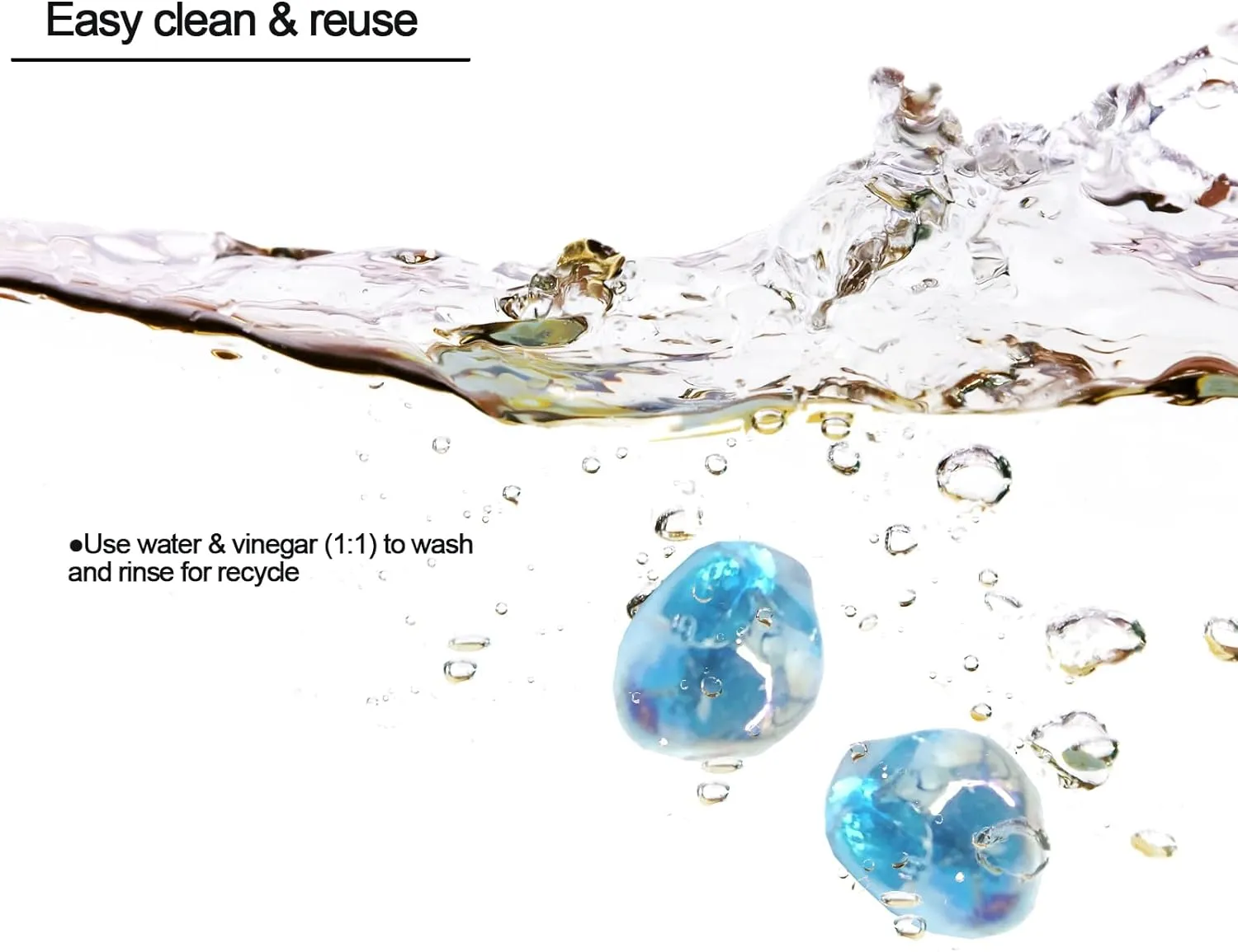 10 Pound Fire Pit Glass 1/2 Inch Reflective Round Fire Glass Drops Beads Rocks for Natural or Propane Fire Pit and Landscaping Pacific Blue