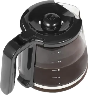 12 Cup Coffee Maker Replacement Pot Compatible with Mr. Coffee, 12 Cup Glass Replacement Coffee Carafe Replace Part# RF, LM, PC and SC Series