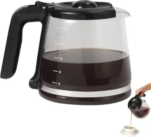 12 Cup Replacement Pot for Mr. Coffee, 12 Cup Carafe Replacement Pot Compatible with Mr. Coffee RF, LM, PC and SC Series