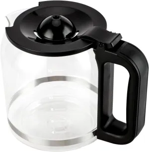 14 Cup Glass Coffee Pot Replacement - Compatible with Cuisinart DCC-3200 Series DCC-2200,DCC-2800,DCC-2600,DCC-1800FR,CBC-7400, CBC-7000PC,CBC-6800 Coffee Makers, Replacement Glass Cofee Carafe