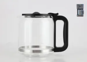 14 Cups Glass Coffee Maker Replacement for Mr. Coffee 14 cups coffee maker BVMC-PC14, BPA-Free, Food Safe, Heat-Resistant Handle