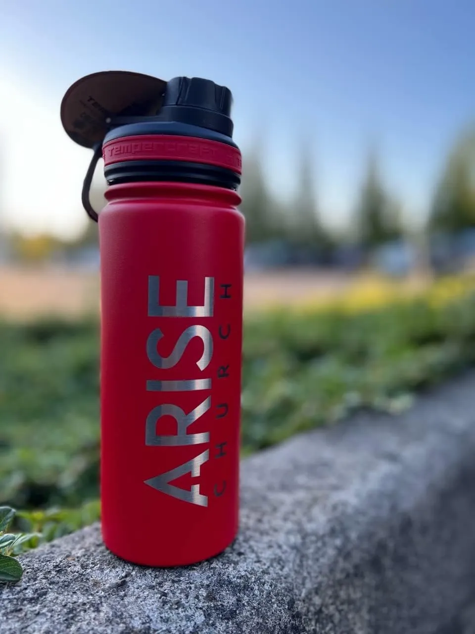 18 oz Vacuum Insulated Sport Bottle | Custom Laser Engraved Options | Stainless Steel, Double-Walled, Wide Mouth