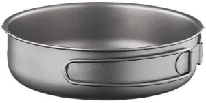 1PC Pure Titanium Frying Pan 1200ML, Foldable And Portable Pot Suitable For Home Or Outdoor Camping