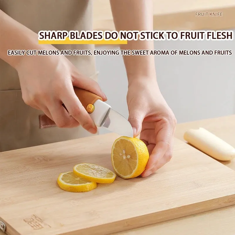 2-in-1 Fruit and Vegetable Knife and Peeler - Double Head Tool for Cutting, Slicing, Peeling