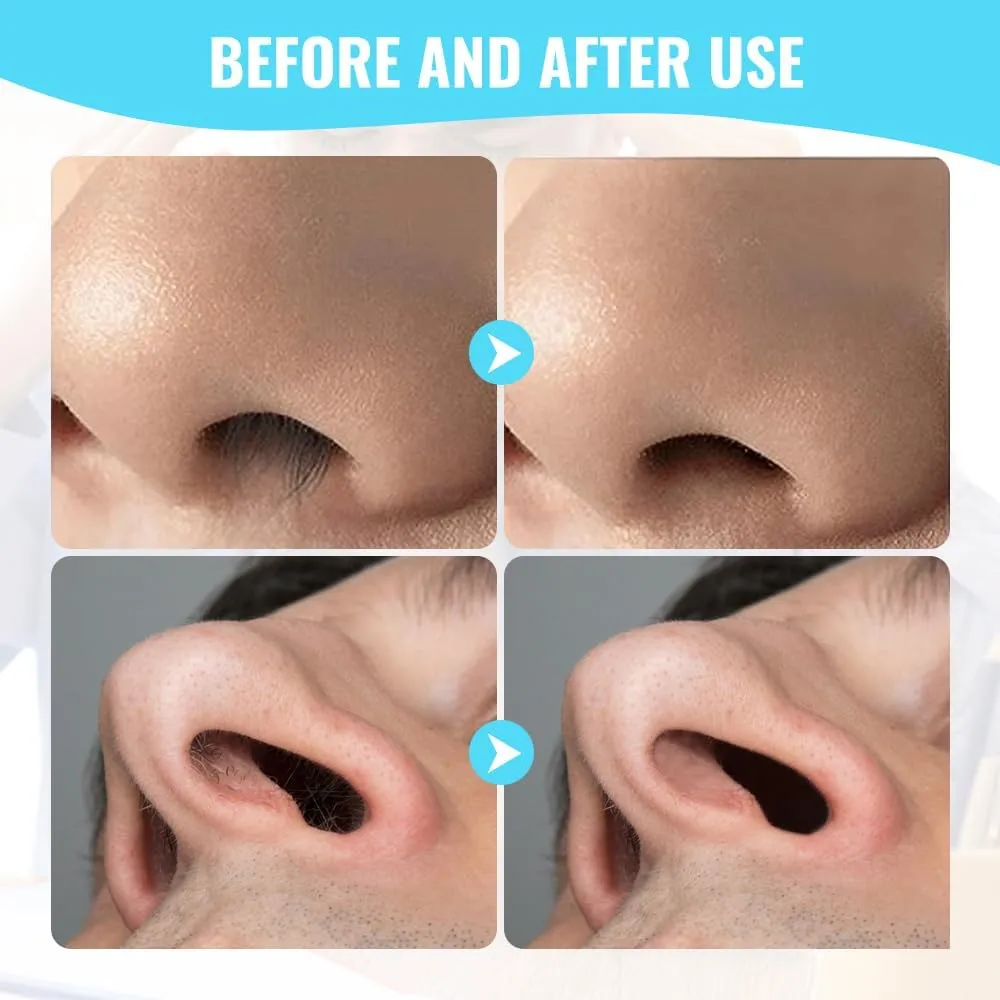 2 in 1 Nasal Hair Cutter, 2024 Upgraded 360° Rotating Manual Nose Hair Trimmer, Double Sided Nose Hair Knife, Portable Nose Hair Remover for Women Men Travel Essentials (Beige, 3 Pcs)