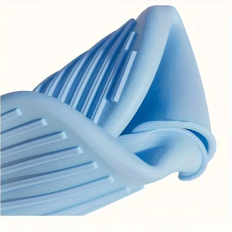 2 Pack Silicone Oven Mitts Pot Holders Sets For Kitchen