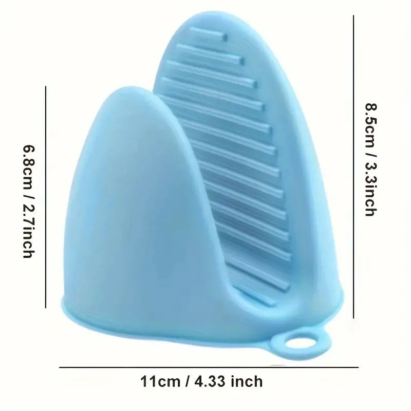 2 Pack Silicone Oven Mitts Pot Holders Sets For Kitchen