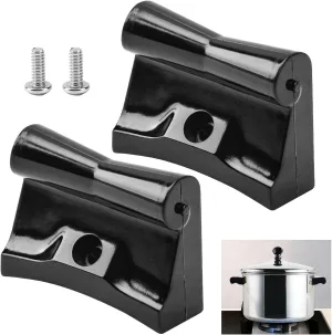 2 Pcs 1994 Salad-master Replacement Side Handle for 3Qt and 4Q Pot 18-8 Saucepan Frying Pan, Provides a Comfortable Grip During Cooking, Making It Easier to Maneuver Pots and Pans