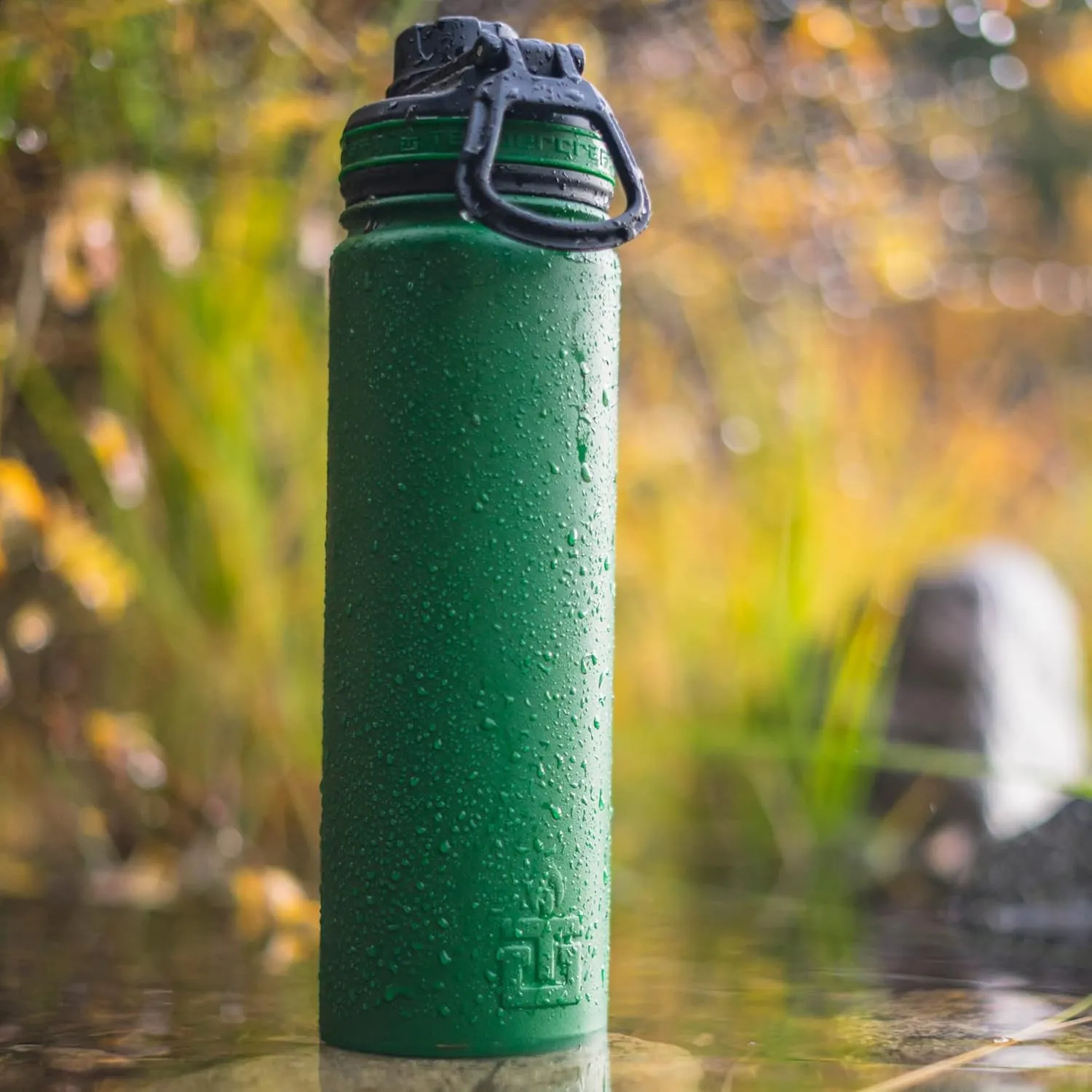 22 oz Vacuum Insulated Sport Bottle | Custom Laser Engraved Options | Stainless Steel, Double-Walled, Wide Mouth
