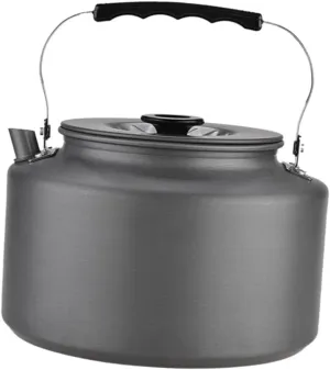 2l Outdoor Kettle Camping Teapot Hanging Portable Boiling Pot for Hiking