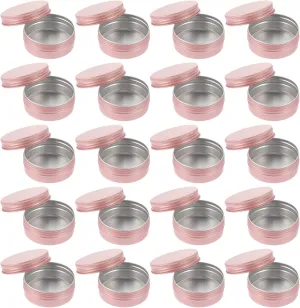 30ml Small Aluminum Box Set Storage Containers for Lip Balms Creams Makeup Portable Leakproof