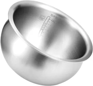 316 Stainless Steel, 5L Rice Cooker Inner Pot, Non-Stick Inner Pot, Home Kitchen Rice Cooker Replacement Parts，compatible With SUPOR