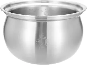 316L Stainless Steel Compatible for Supor 5L Electric Pressure Cooker Inner Pot 5L3165YC8101Q 50FSW20QJ Inner Pot Replacement Kitchen Tools(304)