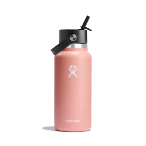 32Oz Wide Flex Straw Cap - Grapefruit