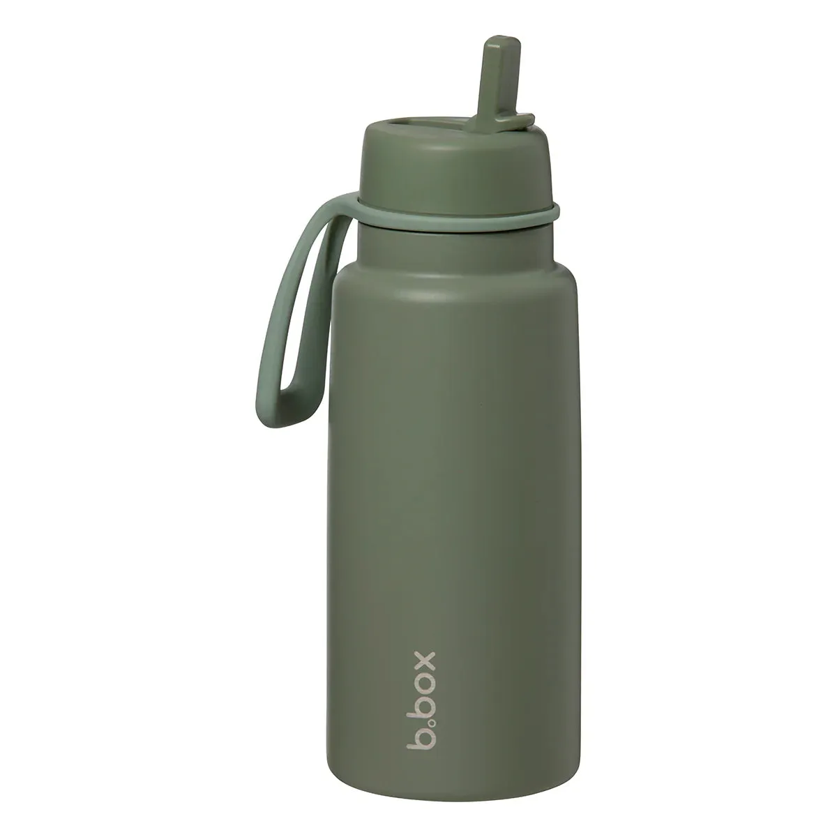 34oz insulated flip top bottle - olive