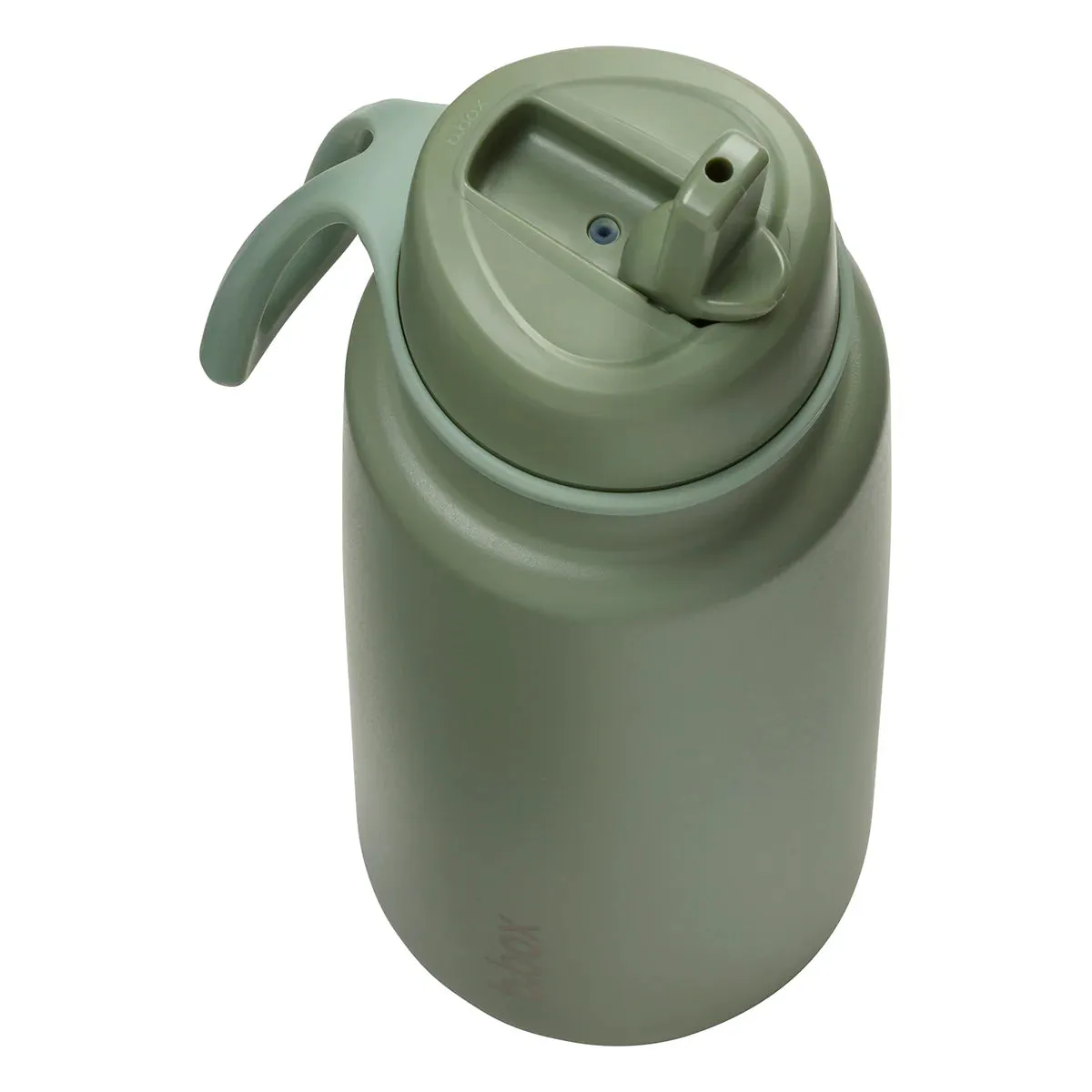 34oz insulated flip top bottle - olive
