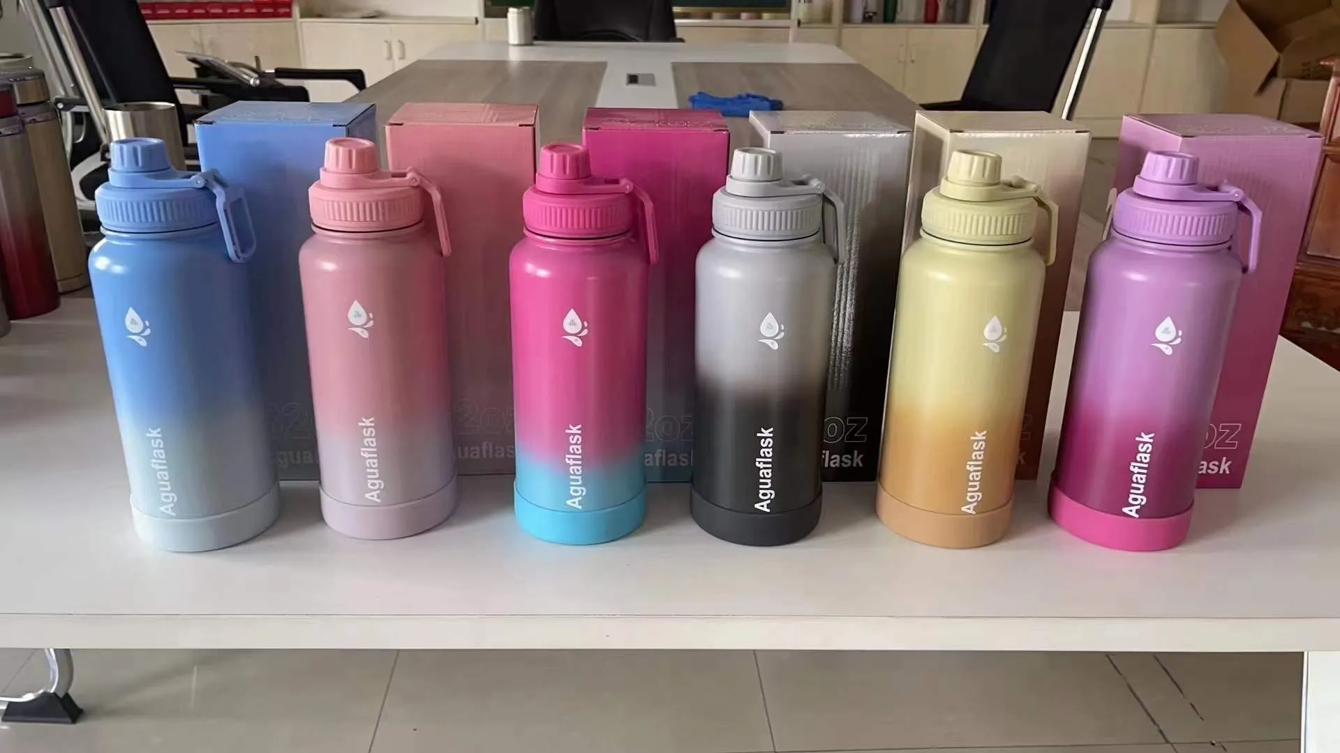 3707 Aguaflask Stainless Steel Flask bottle -1000ml