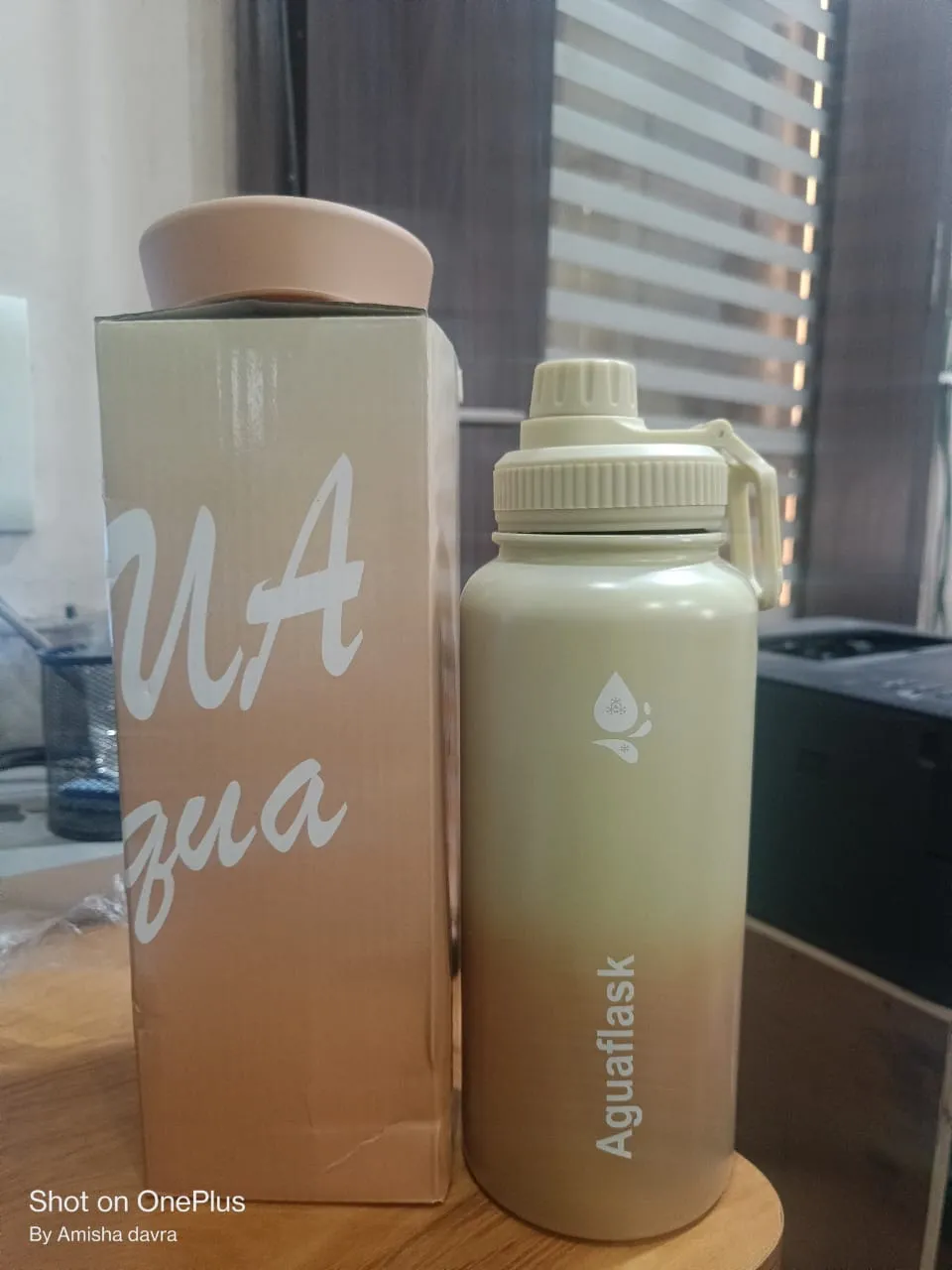 3707 Aguaflask Stainless Steel Flask bottle -1000ml