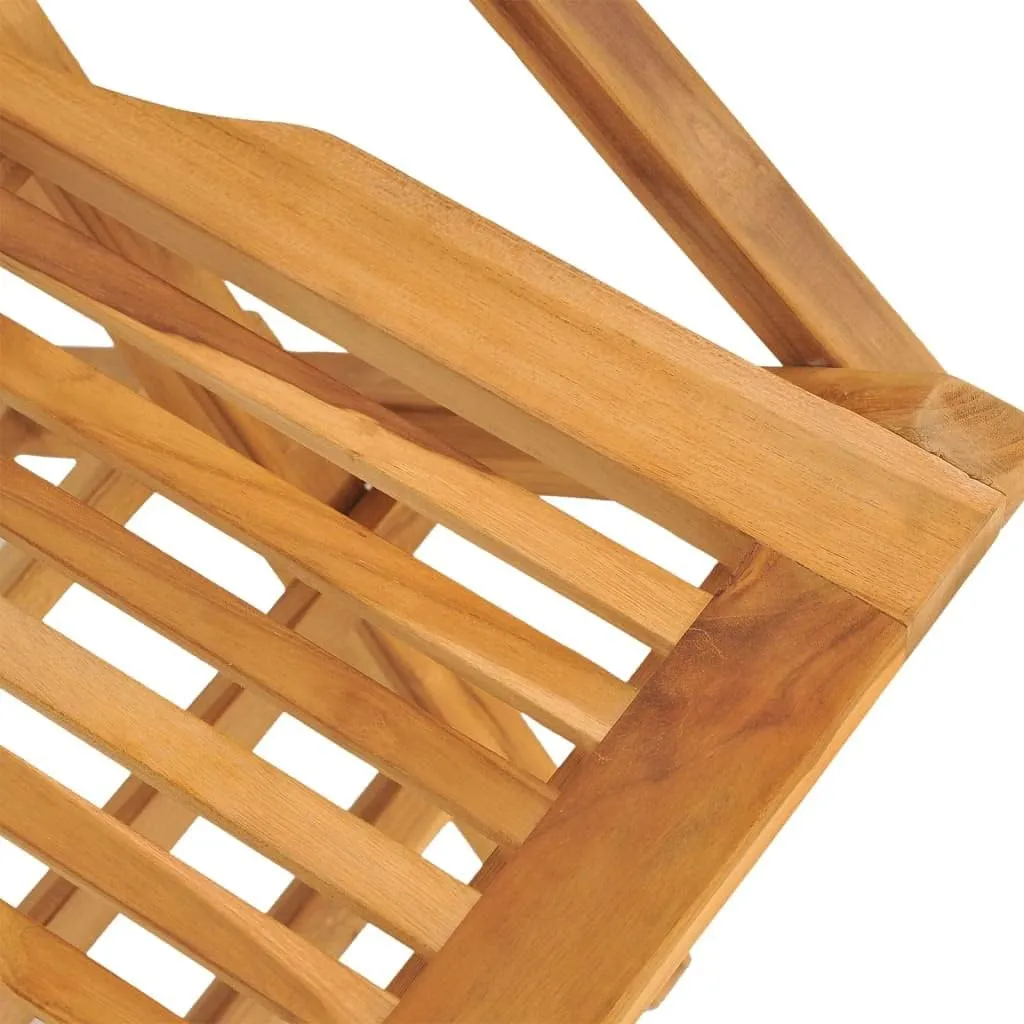 4 Pack Folding Patio Chairs Solid Teak Wood Outdoor Furniture 21.7"x24.4"x35.4" Foldable Lounge Chairs for Backyard Poolside Beach Camping