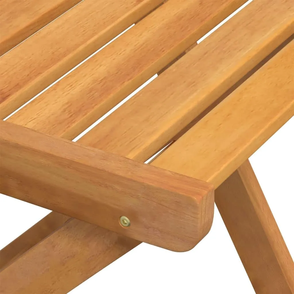 4-Piece Solid Acacia Wood Folding Bistro Chairs for Patio Outdoor Furniture, Foldable Dining Chairs with Oil Finish, 242.5lb Capacity, 31.5" Height (Set of 4)