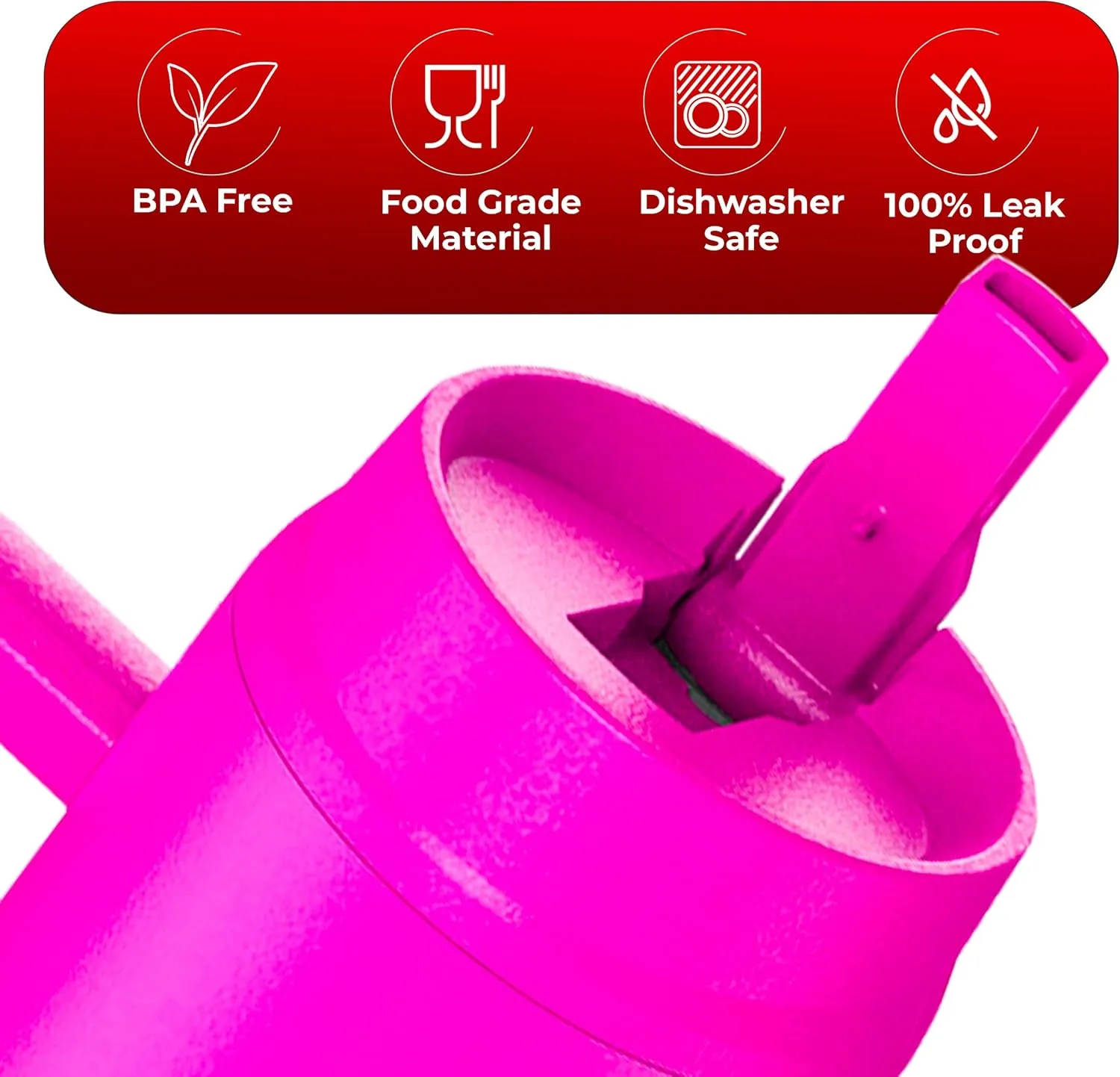 40 oz Tumbler with Handle and Foldable Straw Lid - Leakproof Insulated Stainless Steel Water Bottle - Hot & Cold Beverage Travel Mug - Reusable Iced Coffee Cup - Cupholder Friendly - Gift