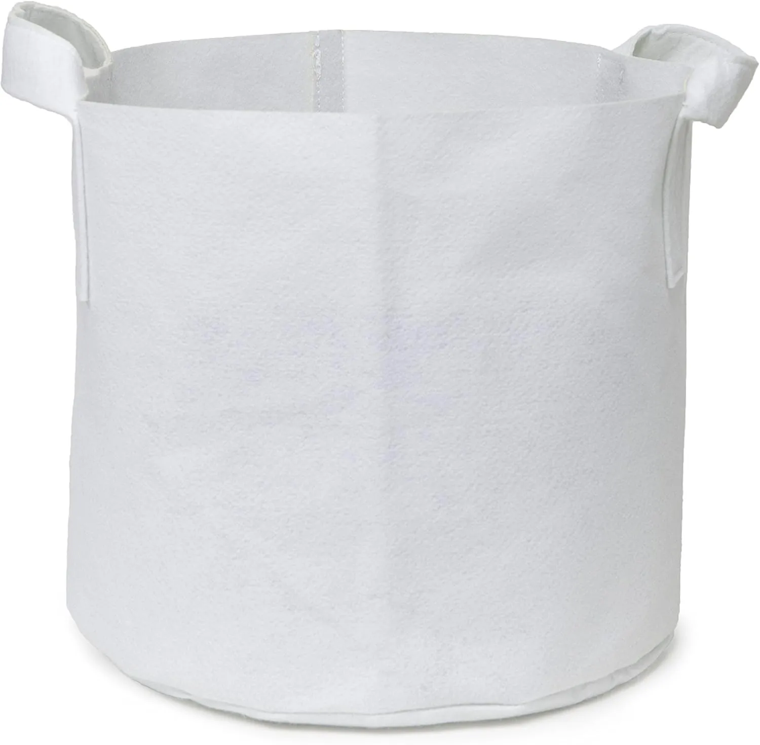 5-Pack 2-Gallon Aeration Fabric Pot/Plant Grow Bag w/Handles (260 GSM, White, 7.5H x 8.5D)