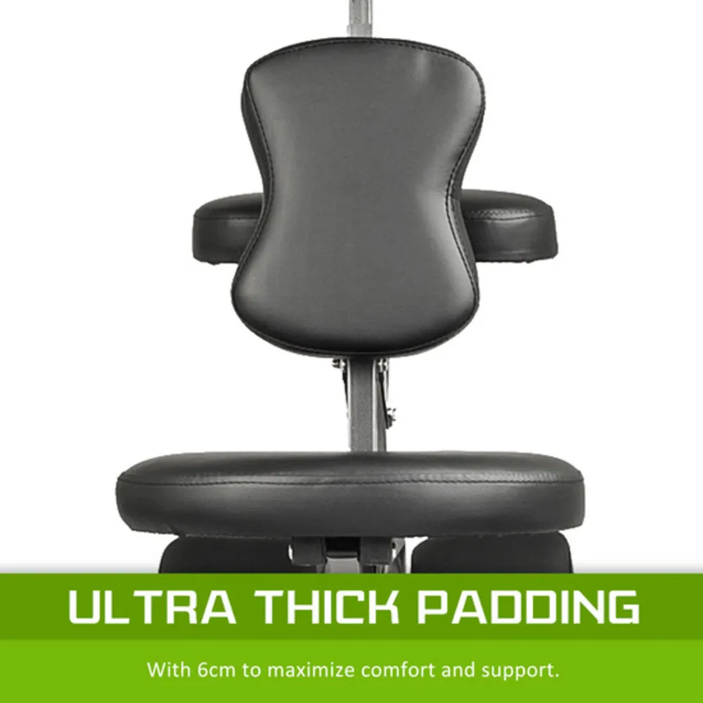 Aluminium Portable Beauty Massage Foldable Chair Table BLACK