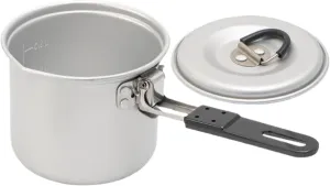 Aluminum Alloy Stock Pot, Camping Cooking Equipment, Portable Design with Handle, Lightweight Outdoor Cooking Tool, Ideal for Hiking, Road Trips, Barbecues and Camping Adventures