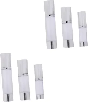 Angoily Sets Refillable Travel Bottles Mini Pump Bottles for Face Skin Care Toiletry Set Ml Ml Ml Pcs