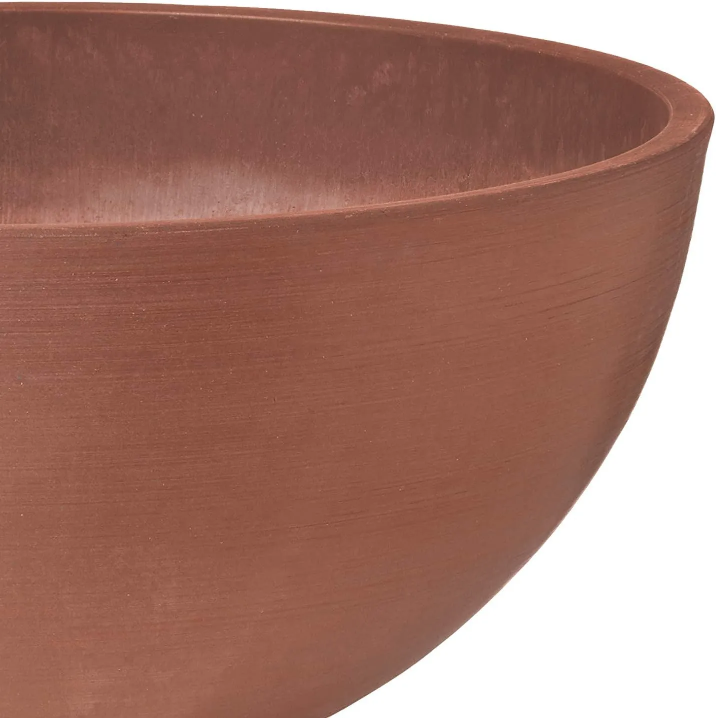 Arcadia Garden Products PSW K40TC Simplicity Bowl, 16 by 8-Inch, Terra Cotta