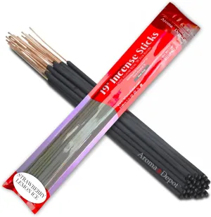 Aroma Depot 19'' Strawberry Lemon Ice Incense Sticks, 27-30 Jumbo 19 Inch Long, 3-4 Hour Burn Time, 1 Bundle