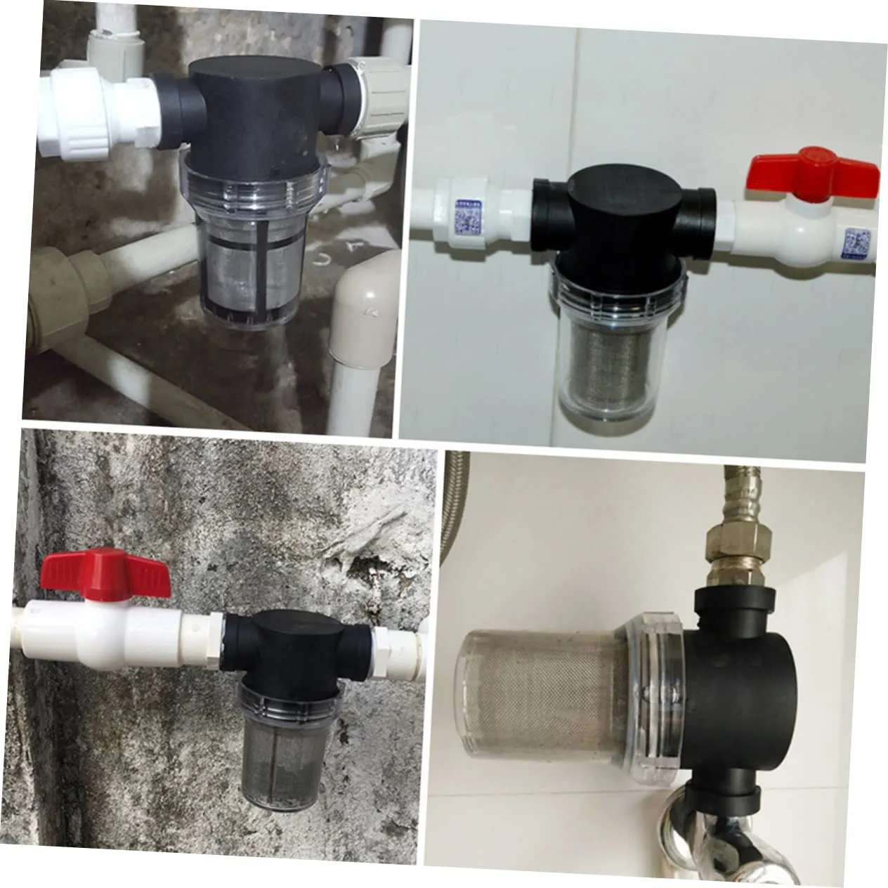 ARTIBETTER Water Cleaner Pre-Filter for Household Use Interface Mesh Filter Water Purifier Effectively Removes Limescale for Kitchen Sink Systems