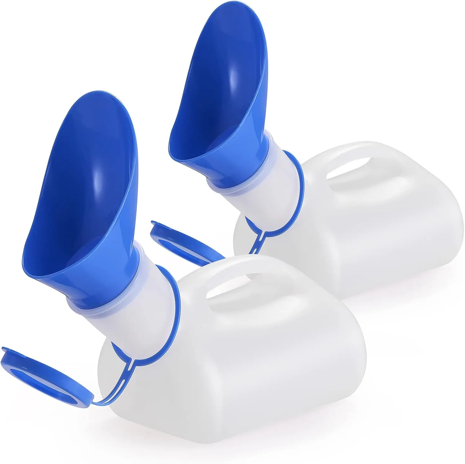 AWOKEN Unisex Urinal, Portable Toilet Urinal for Men and Women, Pee Bottle with a Sealed Lid and Funnel for Elderly Kids and Patients for Camping Outdoor Travel