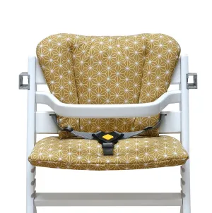 Baby - Timba Seat Cushion Set for Safety 1st High Chair Happy Star Mustard Yellow