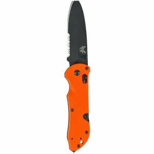Benchmade Triage 916SBK-ORG Knife, Opposing Bevel Blade