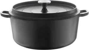 Berndes 034147 Cast Iron Roasting Pot with Lid, 28 cm, Black