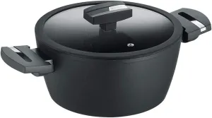 Berndes Balance Induction Enduro Kochtopf Cooking pot 24 cm, wp20, Black