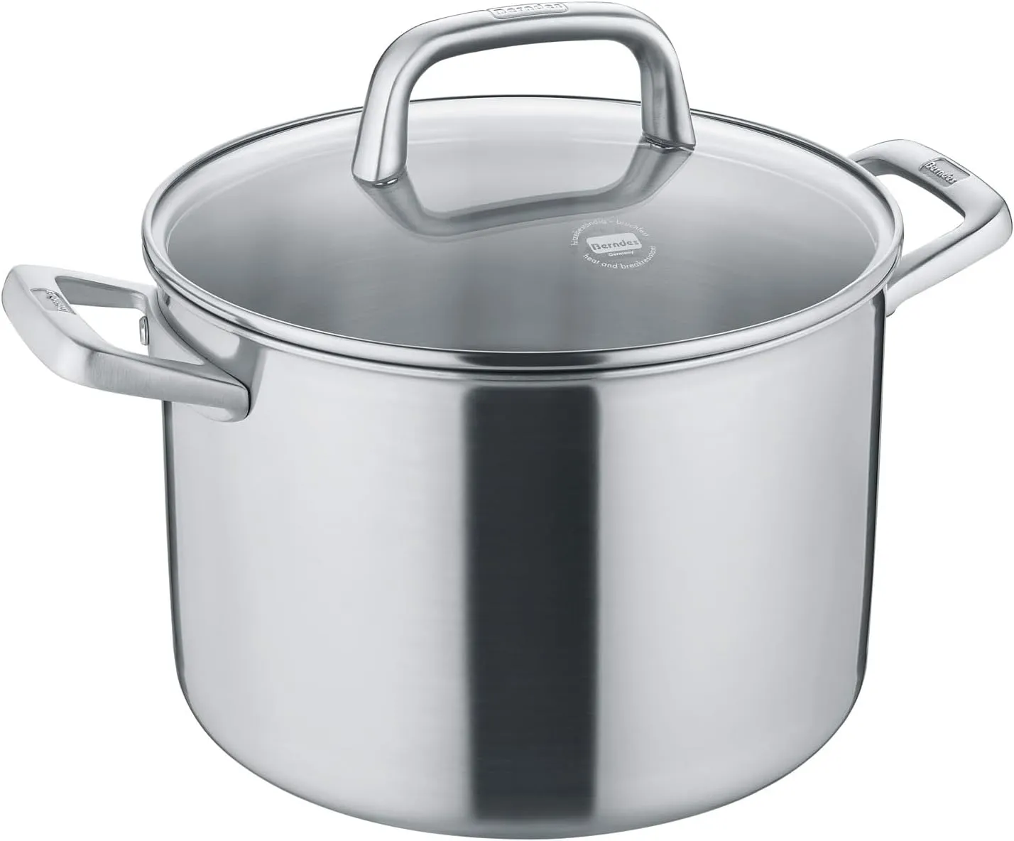 Berndes Tricion Resist 24 cm Cooking Pot with Lid 7.5 L Volume Suitable for All Hobs Including Induction Non-Stick Coating