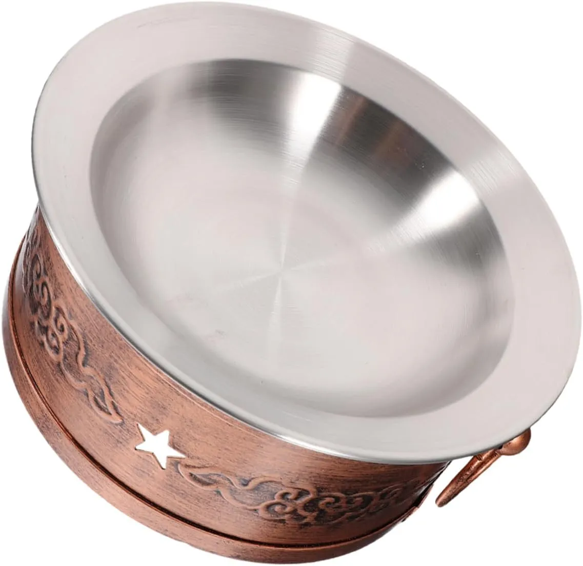 BESPORTBLE 1set Stainless Steel Cooking Pot Camping Hot Pot Stove Kitchenware for Outdoor Cooking Easy to Clean for Home Restaurant Use