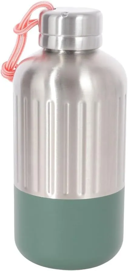 BLACK   BLUM Stainless Steel Explorer Insulated Water Bottle | Leak Proof, Vacuum Hydro Flask | Hot or Cold Drinks Tumbler | Olive, 21 oz / 650 ml
