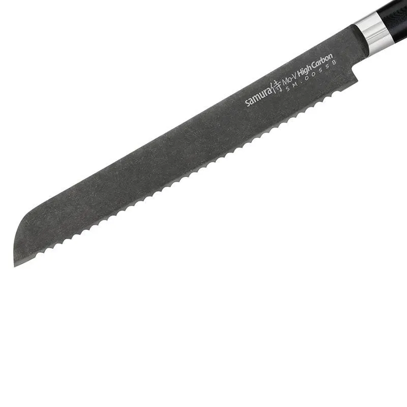 Bread Knife 9.06 inch MO-V STONEWASH - SAMURA