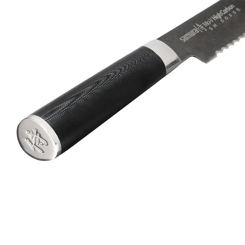 Bread Knife 9.06 inch MO-V STONEWASH - SAMURA