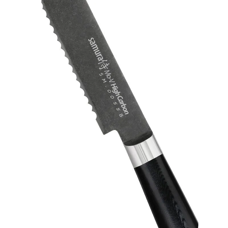 Bread Knife 9.06 inch MO-V STONEWASH - SAMURA