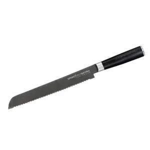 Bread Knife 9.06 inch MO-V STONEWASH - SAMURA