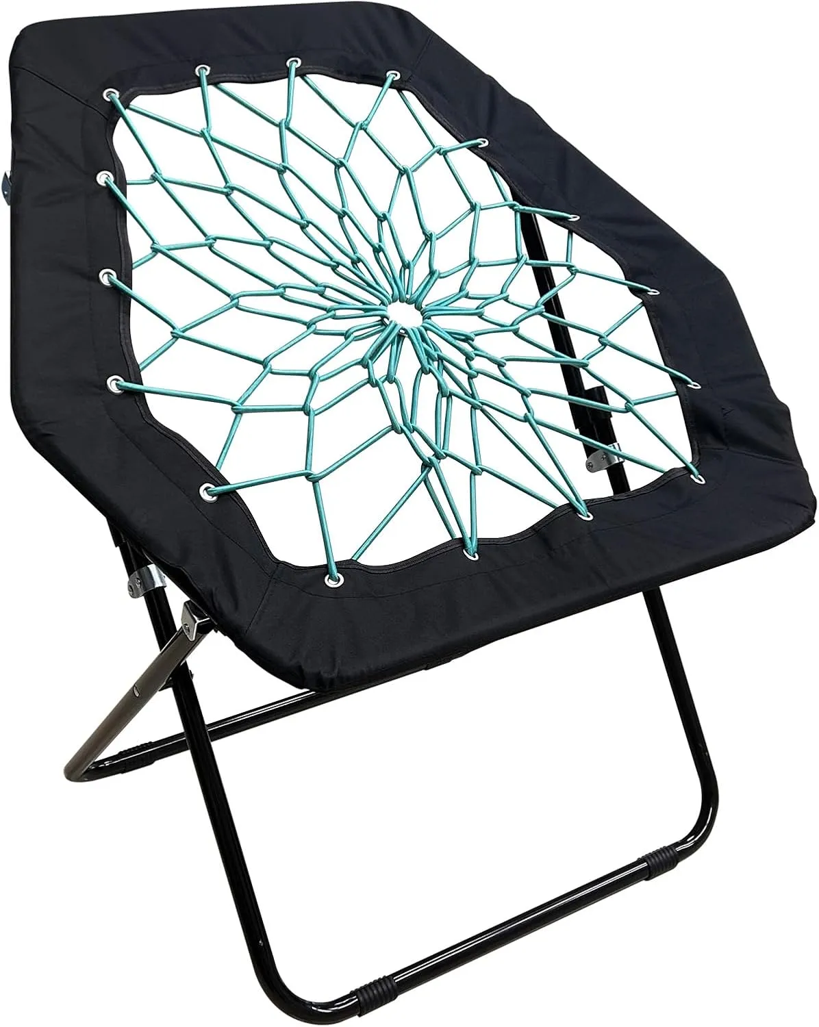 Bungee Chair Portable Foldable, Dish Chair Bunjo Game Chair for Outdoor and Indoor and Camping and BBQ (Pink) (BLACKB)