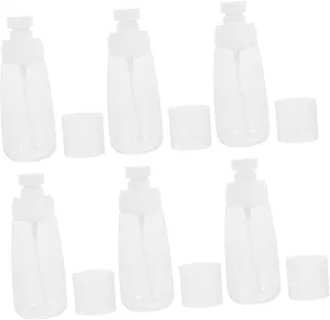 Cabilock Portable Travel Spray Bottles Set 6 Pack Refillable Perfume Bottles Continuous Mist Fine Mist Sprayer Leakproof for Hand Perfume Face Wash