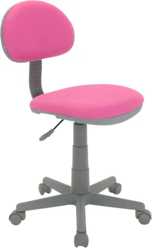 Calico Designs Deluxe Task Chair in Pink with Gray Base 18510