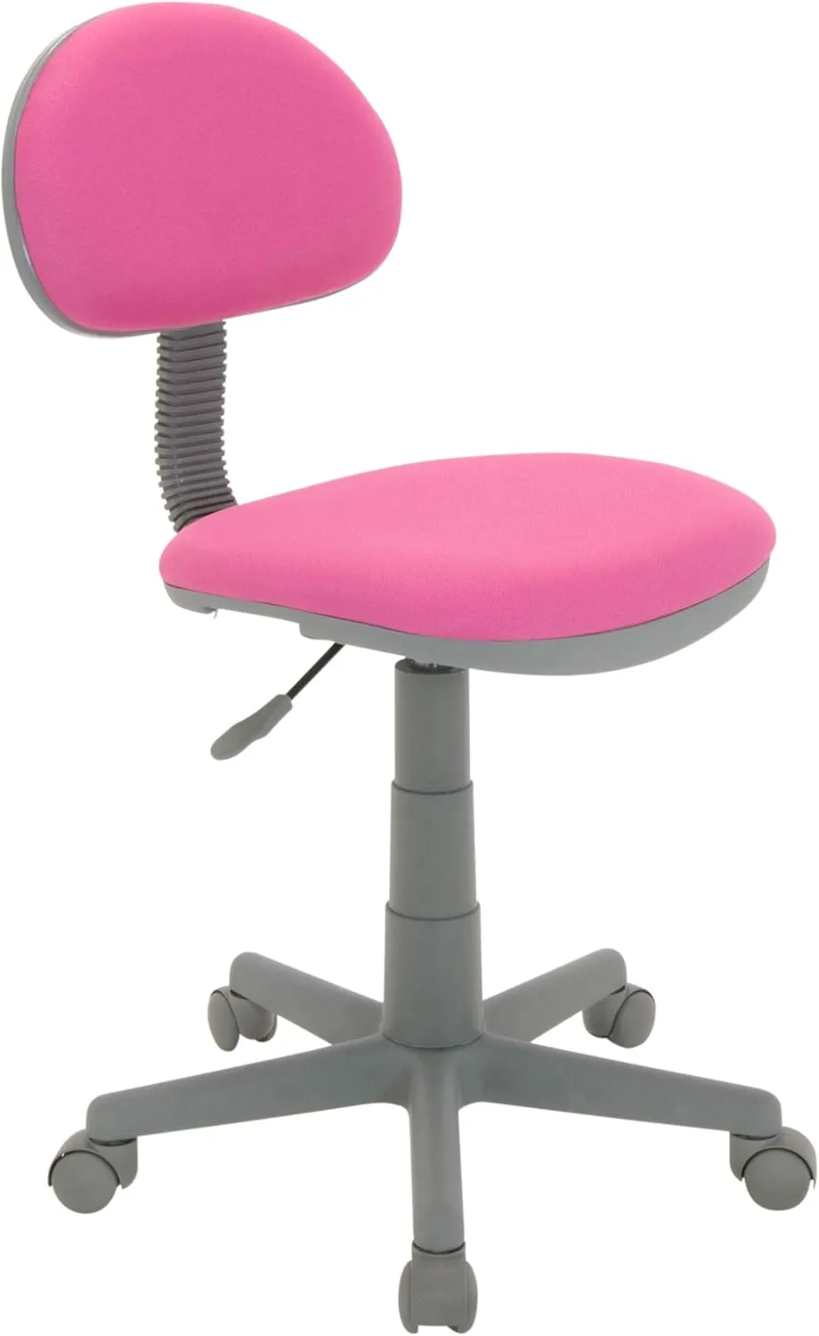 Calico Designs Deluxe Task Chair in Pink with Gray Base 18510