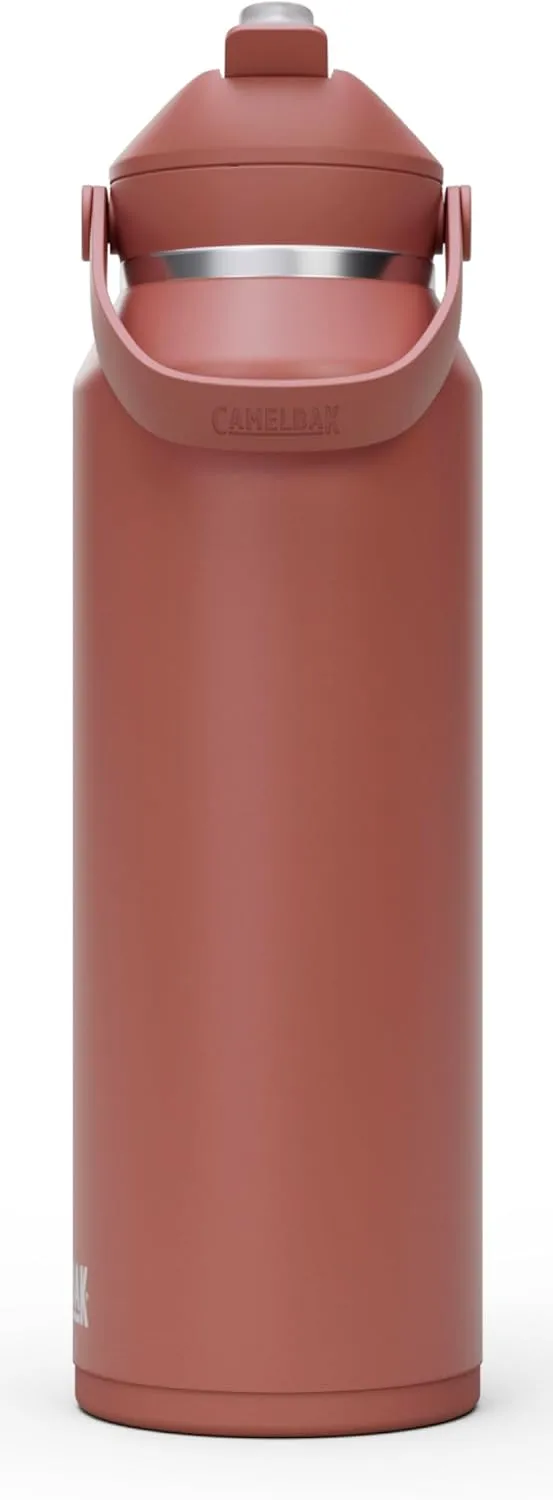 CamelBak Thrive Flip Straw Insulated Stainless Steel Water Bottle Sierra Red, 40oz