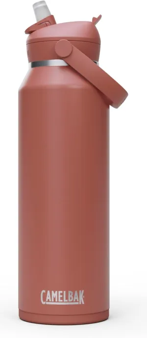 CamelBak Thrive Flip Straw Insulated Stainless Steel Water Bottle Sierra Red, 40oz